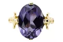 14K Yellow gold Alexandrite Ring Vintage vrc369y